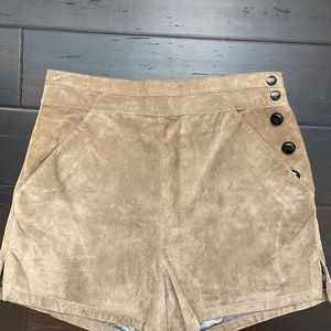 Proenza Schouler Suede Shorts